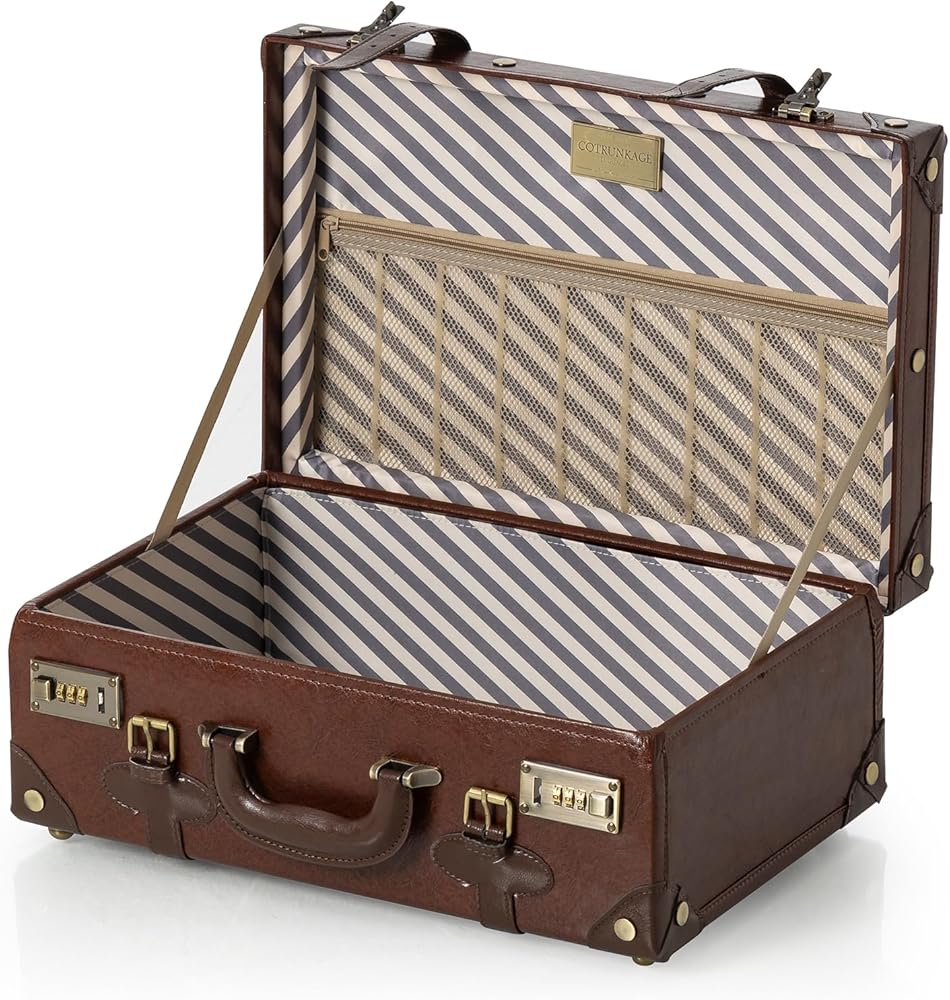 ♥【激激激レア✨】レトロポップ柄　トランクケース　ソフトトランクケース ✨✨✨♥ Amazon | [COTRUNKAGE] トランクケース アンティーク風 レトロ